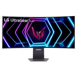 LG 39" 39GS95QE UltraGear™ OLED Curved Gaming Monitor WQHD with 240Hz Refresh Rate 0.03ms Response Time