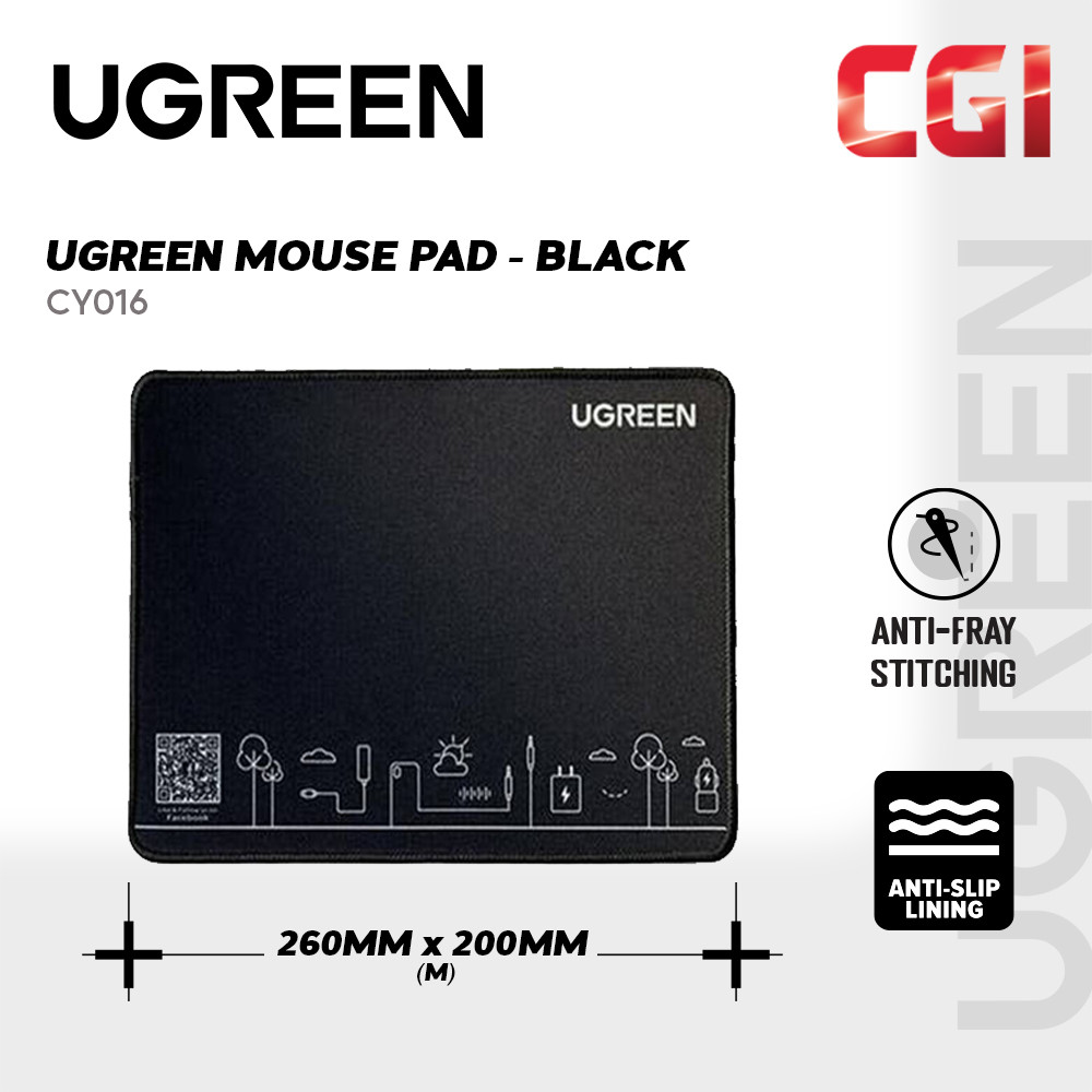 Ugreen CY016 Non-Slip Rubber Mouse Pad