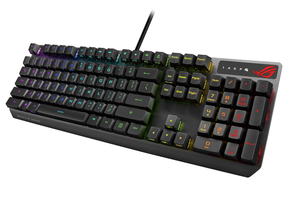 Asus XA05 ROG Strix Scope RX Red Mechanical Switches IP56 USB-C RGB Gaming Keyboard