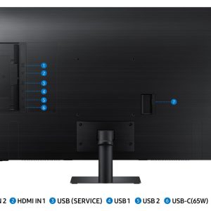 Samsung 43" LS43DM702UEXXS VA 4K HDR10 60Hz 4ms Tizen Build-In Speaker USB-C Smart Monitor