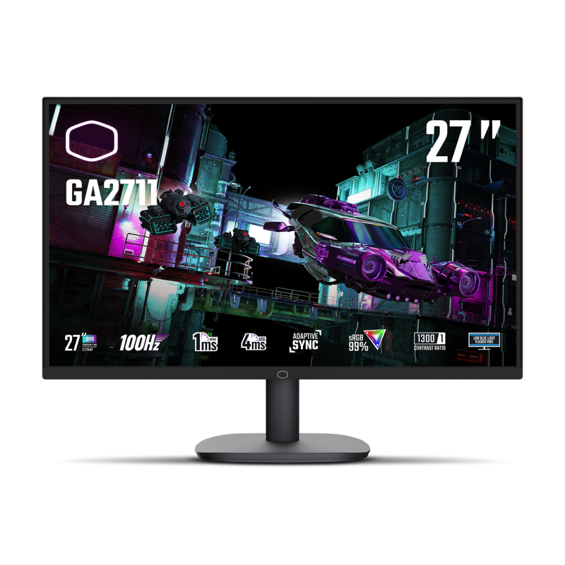 Cooler Master 27" GM2711 Ultra Speed IPS QHD HDR400 Freesync Premium Adaptive Sync 180Hz 1ms