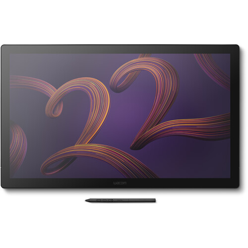 Wacom 21.5" CINTIQ PRO 22 IPS UHD 4K 120HZ 99% DCI-P3 120HZ USB-C Creative Pen & Touch Display with Wacom Pro Pen 3 - DTH227K0C