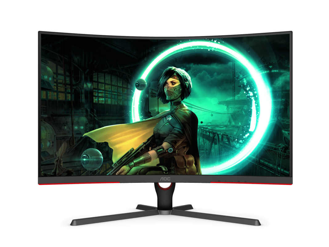 AOC 31.5" CQ32G3SE VA QHD HDR10 Freesync Premium 165Hz 1ms Curved Gaming Monitor