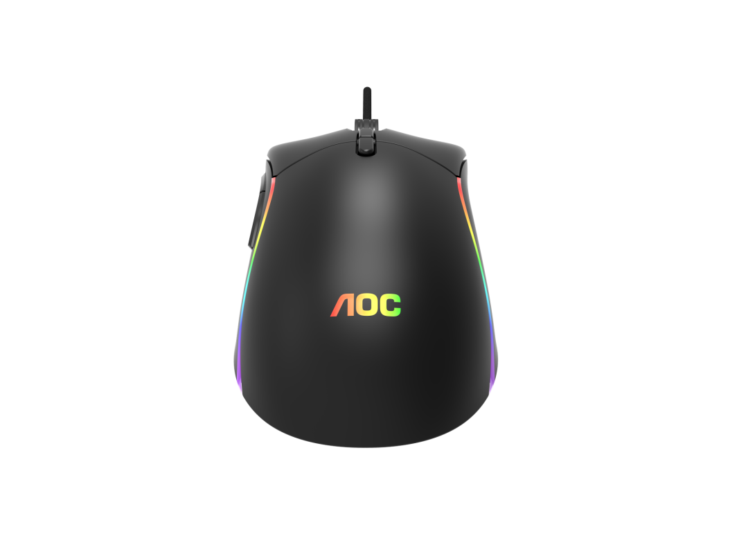 AOC GM310 Wired Tunable Weight RGB Gaming Mouse