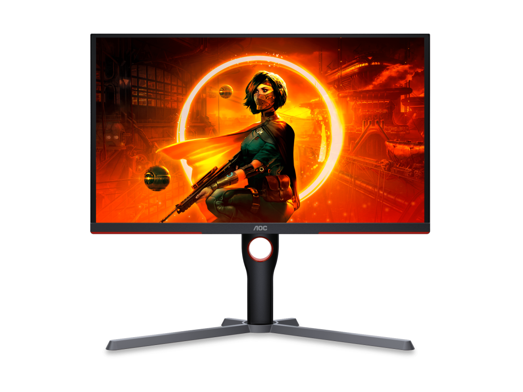 AOC 24.5" 25G3ZM VA FHD Freesync Premium Adaptive Sync 240Hz 0.5ms Frameless Ergonomic Gaming Monitor