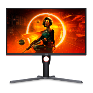 AOC 24.5" 25G3ZM VA FHD Freesync Premium Adaptive Sync 240Hz 0.5ms Frameless Ergonomic Gaming Monitor
