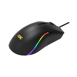 AOC GM310 Wired Tunable Weight RGB Gaming Mouse