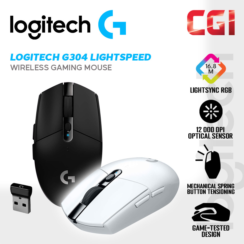 Logitech G304 G Series Lightspeed Wireless Gaming Mouse - 910-005284