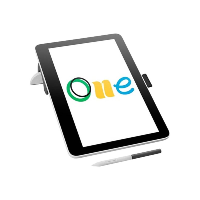 Wacom 13.3" DTH134 IPS FHD LCD USB-C HDMI Signature Touch Display Tablet with Wacom One Standard Pen