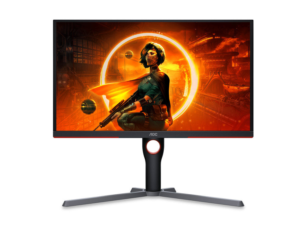 AOC 24.5" 25G3Z IPS FHD HDR400 Freesync Premium 240Hz 0.5ms Flicker Free Ergonomic Frameless Gaming Monitor