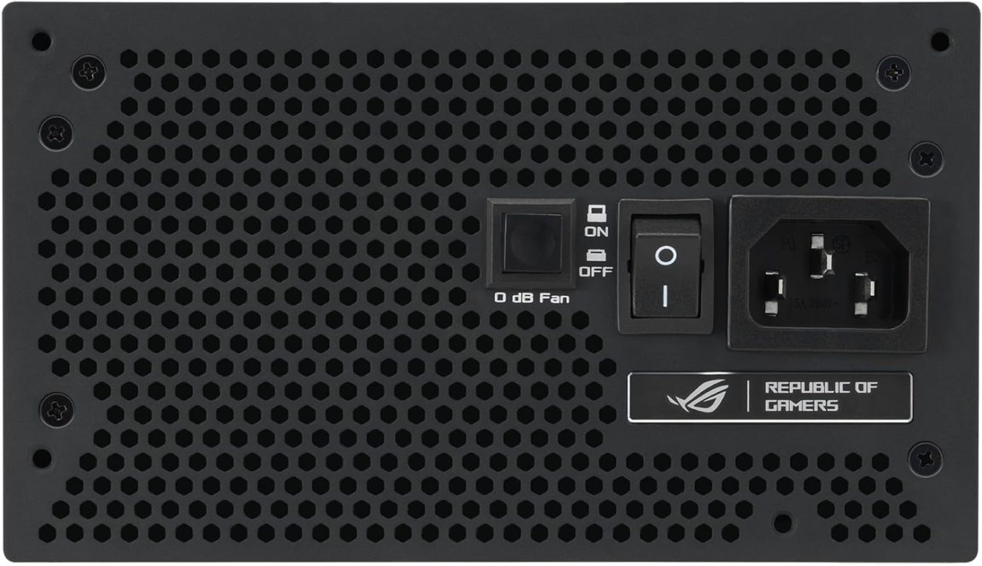 Asus ROG Strix 1000W Gold Aura Edition Aura Sync Heatsinks Gaming Power Supply PSU