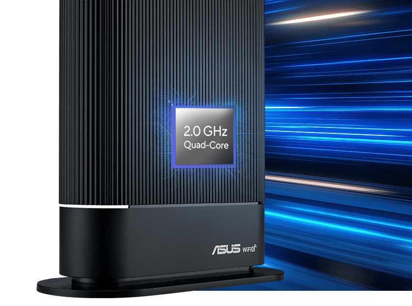 Asus RT-AX59U AX4200 Dual Band Quad Core WiFi 6 4200 Mbps AiProtection Pro VPN AiMesh Router