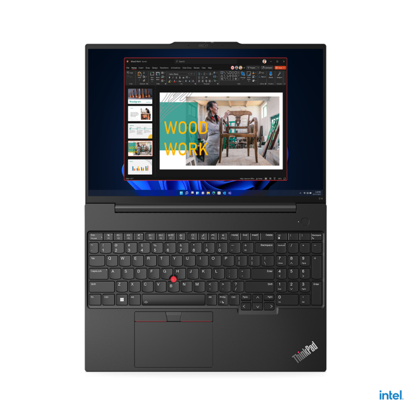 Lenovo 16" Thinkpad E16 Gen 1 Laptop Intel i5-13420H 16GB 512GB W11P WUXGA IPS With Office 3Y Onsite