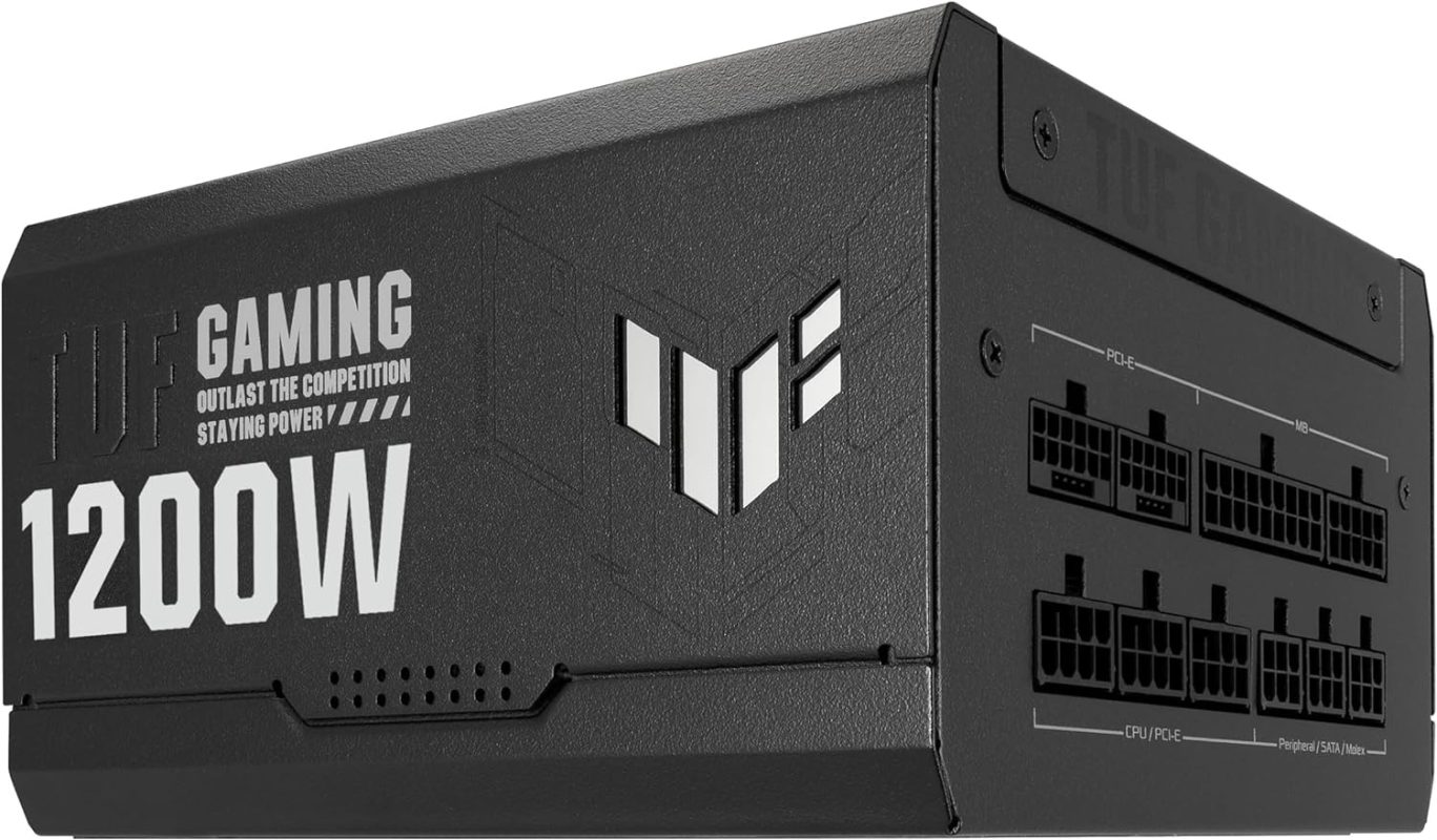Asus TUF Gaming 1200W 80 Plus Gold ATX 3.0 Axial-Tech Fan Power Supply PSU