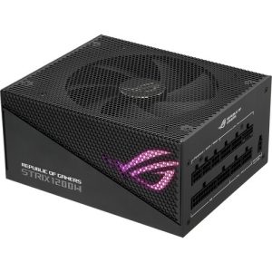 Asus ROG Strix 1200W Gold Aura Edition Aura Sync Heatsinks Gaming Power Supply PSU