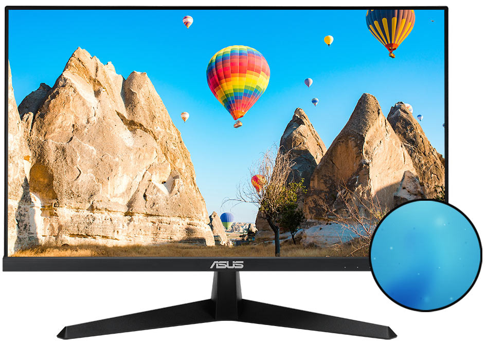 Asus 23.8" VY249HF-R IPS FHD Adaptive Sync 100Hz 1ms Antibacterial Treatment Eye Care Gaming Monitor