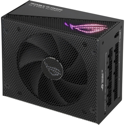 Asus ROG Strix 1200W Gold Aura Edition Aura Sync Heatsinks Gaming Power Supply PSU