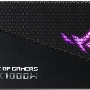 Asus ROG Strix 1000W Gold Aura Edition Aura Sync Heatsinks Gaming Power Supply PSU