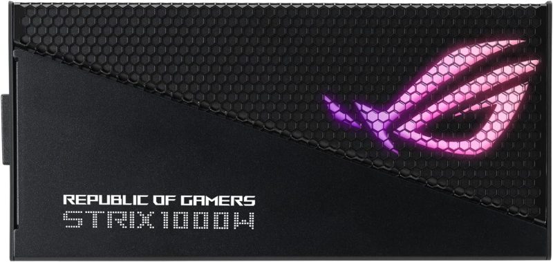 Asus ROG Strix 1000W Gold Aura Edition Aura Sync Heatsinks Gaming Power Supply PSU