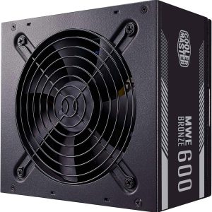 Cooler Master MWE 600 Bronze V2 230V 80 Plus 600W 1500 RPM Power Supply - MPE-6001-ACABW-B