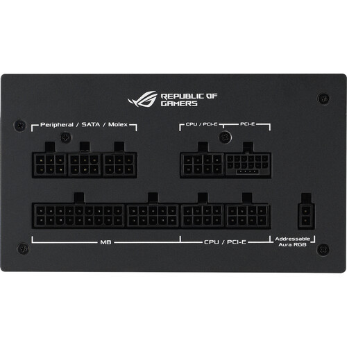 Asus ROG Strix 850W Gold Aura Edition Aura Sync Heatsinks Gaming Power Supply PSU