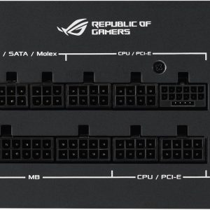 Asus ROG Strix 1000W Gold Aura Edition Aura Sync Heatsinks Gaming Power Supply PSU