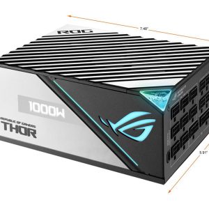 Asus ROG Thor 1000W Platinum II OLED Aura Sync Heatsinks Gaming Power Supply PSU