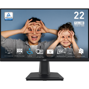 MSI 21.5"  Pro MP225 IPS FHD 100Hz 1ms Eyes Ergo Business and Productivity Monitor