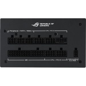 Asus ROG Strix 1200W Gold Aura Edition Aura Sync Heatsinks Gaming Power Supply PSU