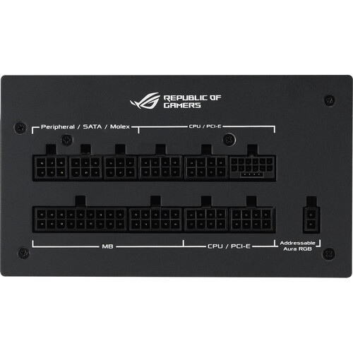 Asus ROG Strix 1200W Gold Aura Edition Aura Sync Heatsinks Gaming Power Supply PSU