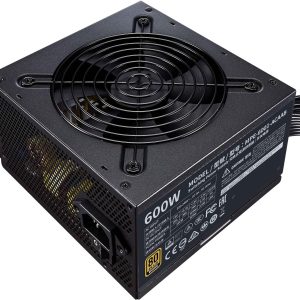 Cooler Master MWE 600 Bronze V2 230V 80 Plus 600W 1500 RPM Power Supply - MPE-6001-ACABW-B