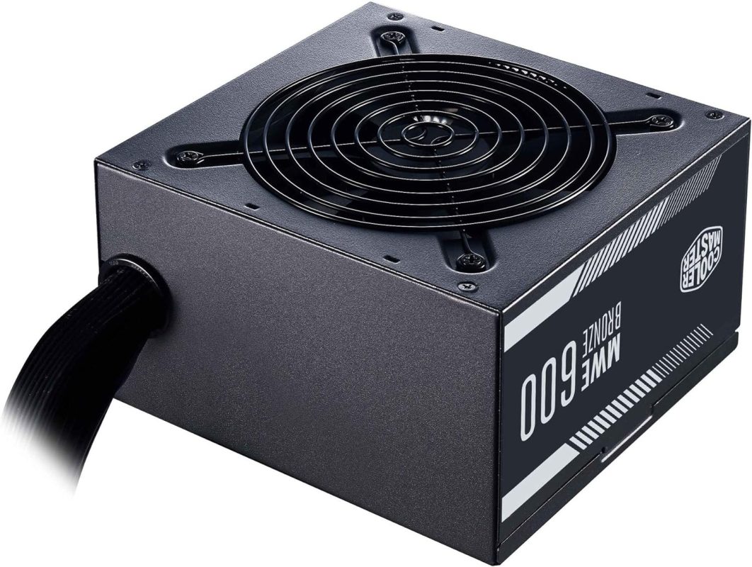 Cooler Master MWE 600 Bronze V2 230V 80 Plus 600W 1500 RPM Power Supply - MPE-6001-ACABW-B