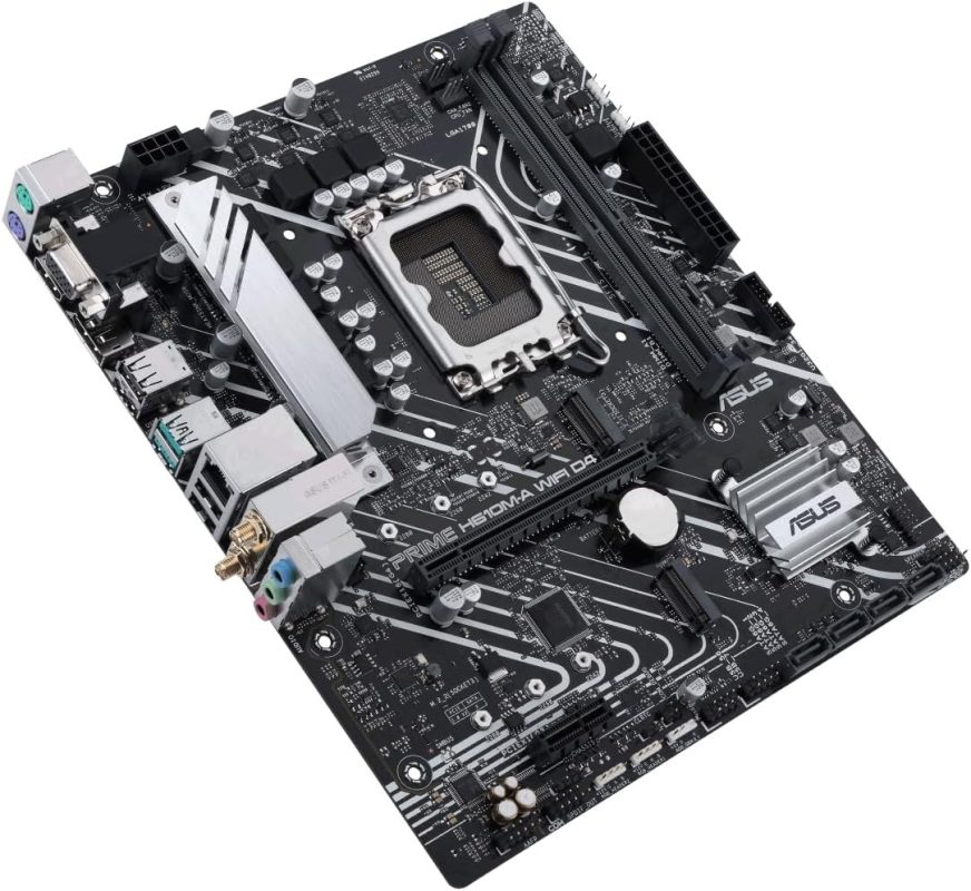 Asus PRIME H610M-A-WIFI-D4 DDR4 LGA1700 Motherboard Bundle
