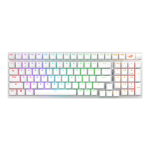 Asus X901 White ROG Strix Scope II 96 NX Snow Mechanical Tri-Mode Wireless Gaming Keyboard