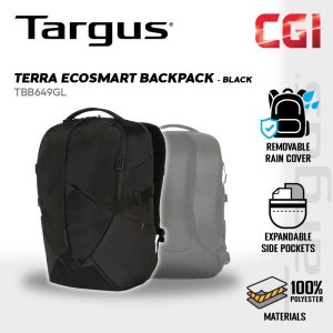 Targus 16" TBB649GL Terra EcoSmart Backpack - Black