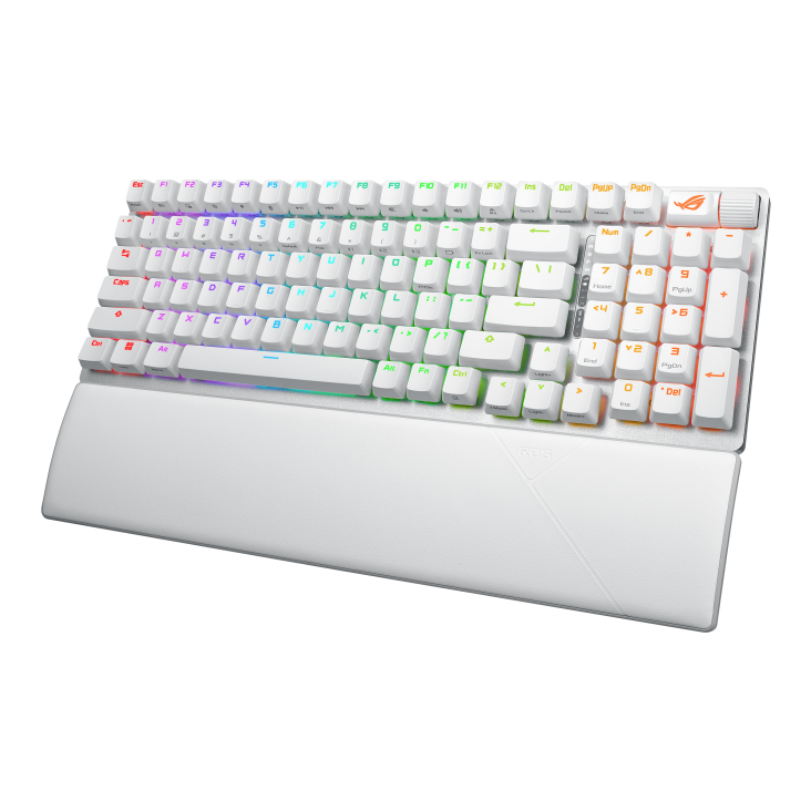 Asus X901 White ROG Strix Scope II 96 NX Snow Mechanical Tri-Mode Wireless Gaming Keyboard