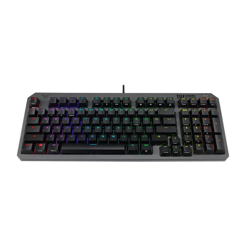 Asus RA07 TUF K3 Gen II ABS Doubleshot IP57 AuraSync Wired Gaming Keyboard - Blue Switch