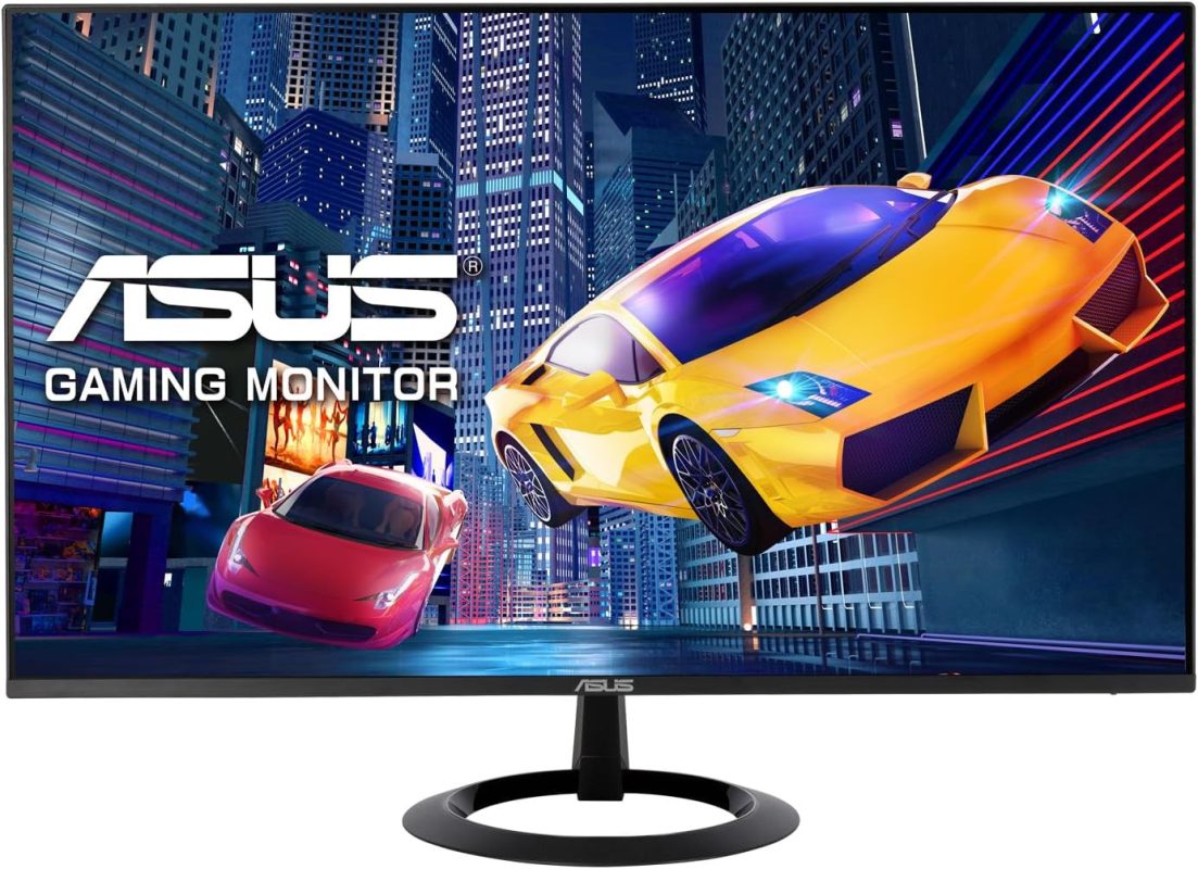 Asus 27" VZ27EHF IPS FHD Adaptive Sync 100Hz 1ms Eye Care Ultra-Slim Frameless Gaming Monitor
