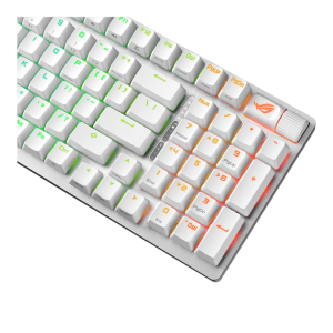 Asus X901 White ROG Strix Scope II 96 NX Snow Mechanical Tri-Mode Wireless Gaming Keyboard
