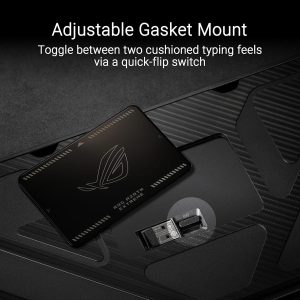 Asus M702 ROG Azoth Extreme 75% Customizable PBT Keycaps OLED Touch screen Aluminium Alloy Chassis Gaming Keyboard