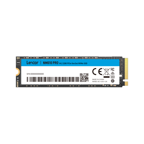 Lexar 1TB NM610PRO M.2 2280 PCIe Gen3x4 NVMe SSD - LNM610P001T