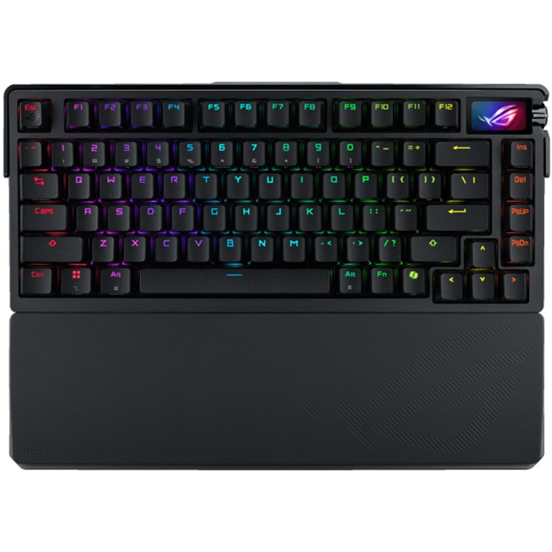 Asus M702 ROG Azoth Extreme 75% Customizable PBT Keycaps OLED Touch screen Aluminium Alloy Chassis Gaming Keyboard