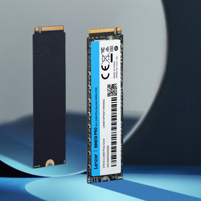 Lexar 1TB NM610PRO M.2 2280 PCIe Gen3x4 NVMe SSD - LNM610P001T