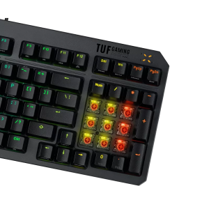 Asus RA07 TUF K3 Gen II ABS Doubleshot IP57 AuraSync Wired Gaming Keyboard - Blue Switch