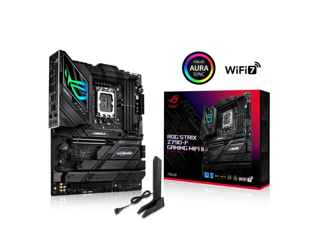 Asus ROG Strix Z790-F LGA1700 PCIE 5.0 Gaming WiFi 7 USB 20GBPS SupremeFX Aura Sync Motherboard