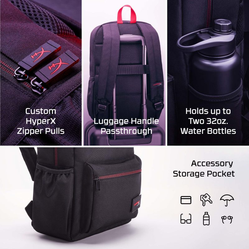 HyperX Delta Weather Resistant Gaming Backpack - 8C524AA