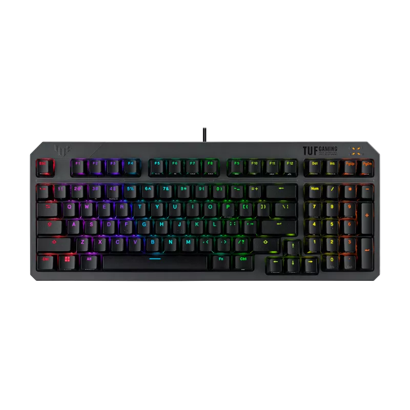Asus RA07 TUF K3 Gen II ABS Doubleshot IP57 AuraSync Wired Gaming Keyboard - Blue Switch