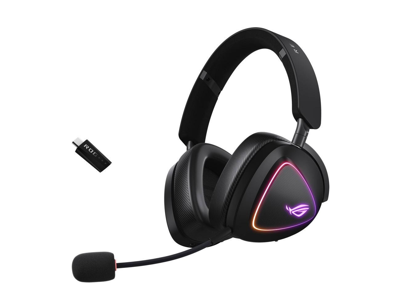 Asus A701 ROG Delta II Speednova Tri-Mode DualFlow Audio 10mm Super-Wideband Mic 110HR Battery Wireless Gaming Headset