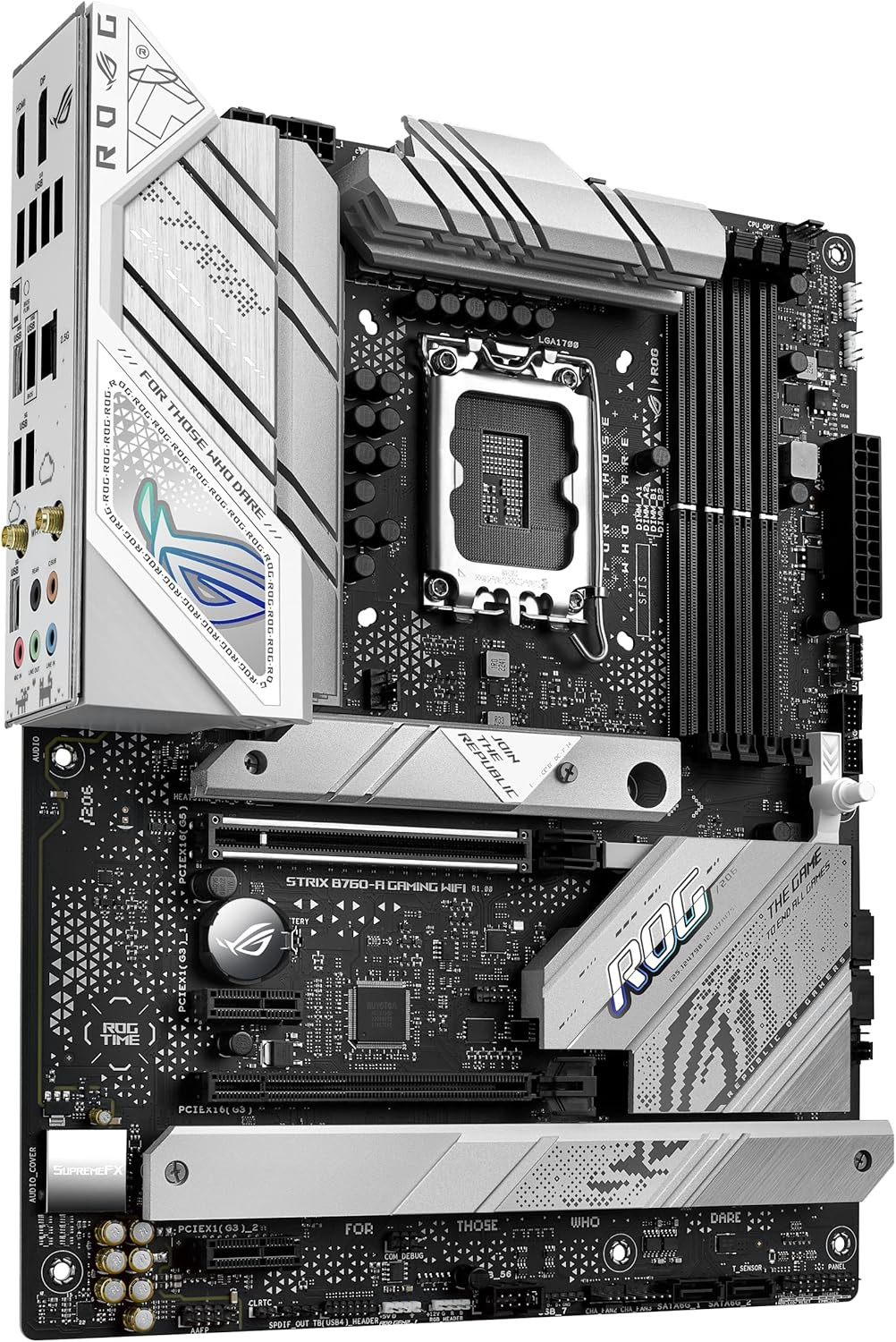 Asus ROG Strix B760-A Gaming WiFi DDR5 WiFi 6E PCie 5.0 B760 Aura Sync Motherboard