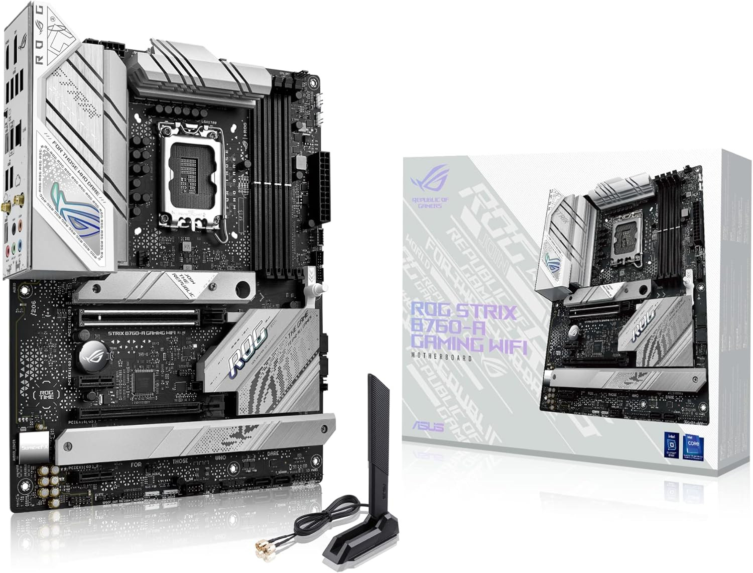 Asus ROG Strix B760-A Gaming WiFi DDR5 WiFi 6E PCie 5.0 B760 Aura Sync Motherboard